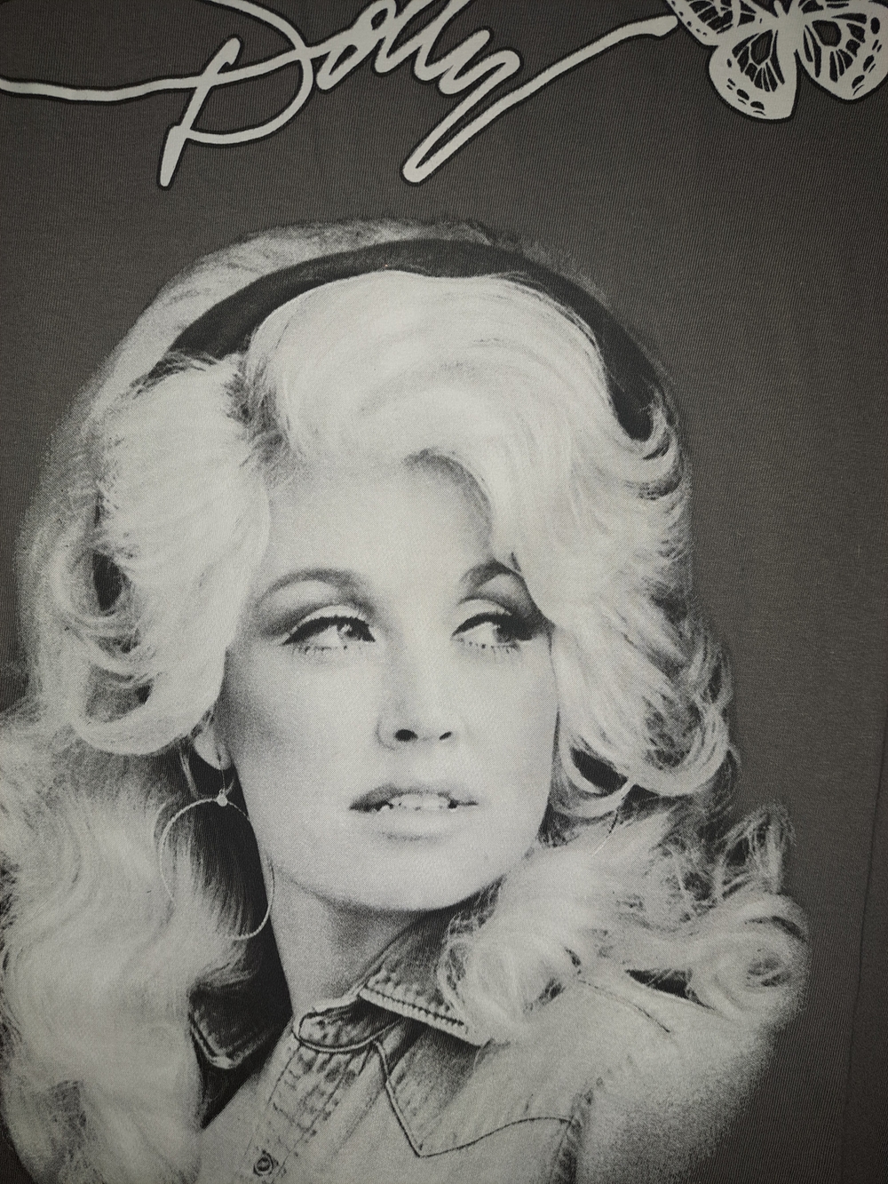 Dolly Graphic Short Sleeve Tee - Charcoal - Picture 4 of 7